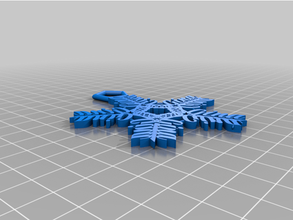 snowflake gina blindog143 3d print model - Mito3D