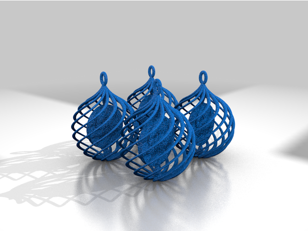 christmas company ball standos 3D print model - Mito3D