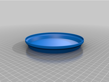 simple flower pot tray jvoj 3d print model - Mito3D