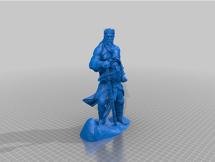 Império fundando herói estátua criações horríveis 3d print model - Mito3D