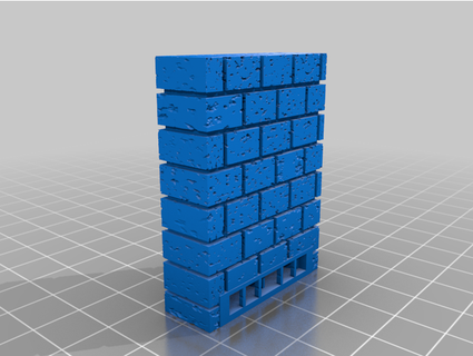 openforge cut stone wall remix nytehunter 3d print model - Mito3D