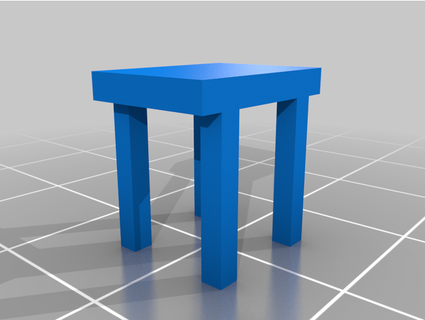 simple table metalotecto 3d print model - Mito3D