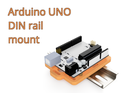 arduino uno vacarme rail monter kaosuneko 3d print model - Mito3D