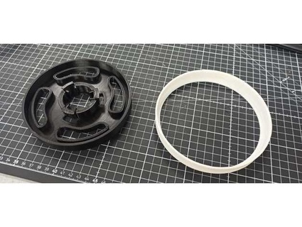 rueda Rowenta ro2341ea espacio rad repuesto secan 3d print model - Mito3D