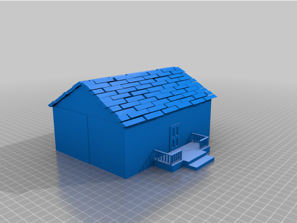 house v1 cj workshop 3d print model - Mito3D