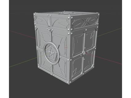 fantasia Magia coberta caixa leoceballos 3d print model - Mito3D
