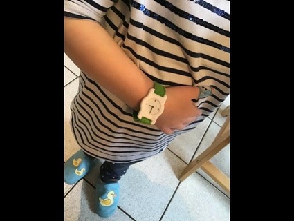 kid wrist watch hausmilbe 3d print model - Mito3D