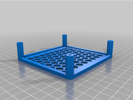 anet a8 honeycomb electronics cover gchang2085 3d print model - Mito3D