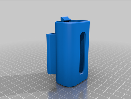 dji fpv batería soporte 50mm correa gorda cerrado códigogrue 3d print model - Mito3D