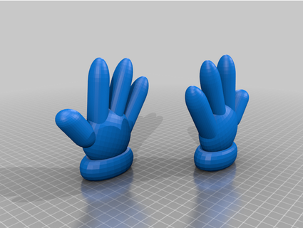 mickey hand beadbabe50 3d print model - Mito3D