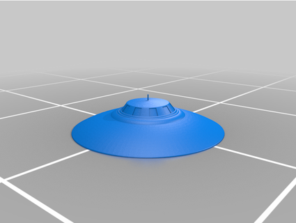 bob Lazare ufo karabon 3d print model - Mito3D
