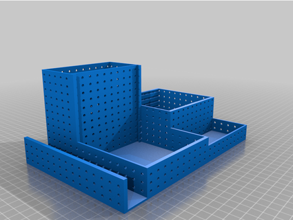 desk organizer vin868 3d print model - Mito3D