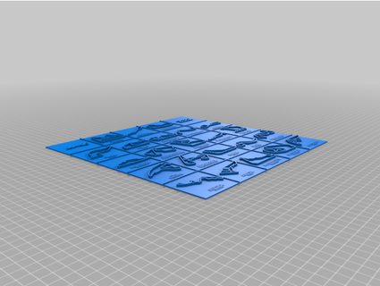 completare f1 tavola logo circuiti spezzacuori 3d print model - Mito3D