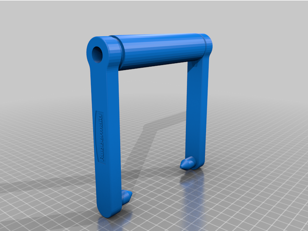rubbermaid cooler handle tomicometto 3D print model - Mito3D
