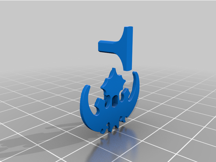lien bat shaped menottes pcn3dprinting 3d print model - Mito3D