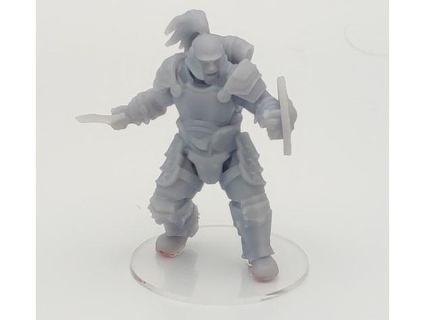 1-54 - marcus - human mercenary matttking  3d print model - Mito3D