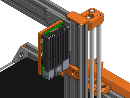 Prusa Bär Himbeere pi montieren Rüstung Kühlkörper Fall Mantel 6d6178 3d print model - Mito3D