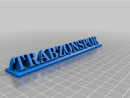 trabzonspor Sanattasarim 3d print model - Mito3D