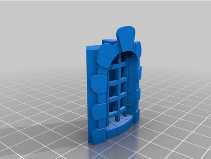 puertas parà torre circolare 5x exin castillos guillermofp 3d print model - Mito3D