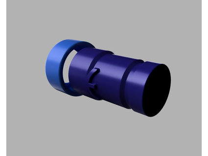 dyson adapter vacuum bags clumpton 3d print model - Mito3D