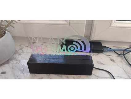 led stand laser engraved glass sheets arminth 3d print model - Mito3D