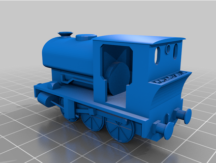 avonside 0-6-0st steam engine brandt wayne 3d print model - Mito3D