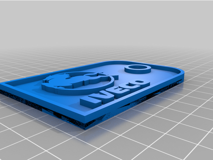 iveco Schlüsselring Affe 3d print model - Mito3D