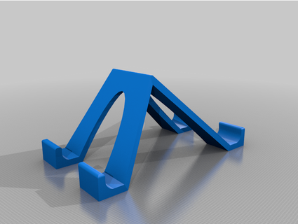 phone stand remixed paku 3d print model - Mito3D