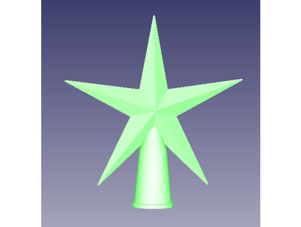 star top chrismas tree drmikeh 3d print model - Mito3D