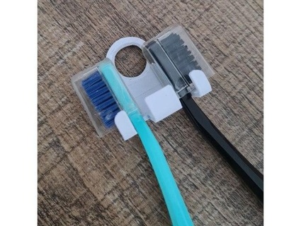 dual curaprox escova dente suporte 3d print model - Mito3D