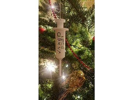 genervt 2021 Weihnachten Baum Ornament schöner Smoking 3d print model - Mito3D