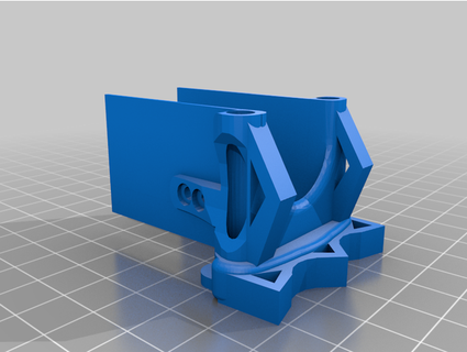 tbs source one mini cam mount + bumper luca 3 3d print model - Mito3D