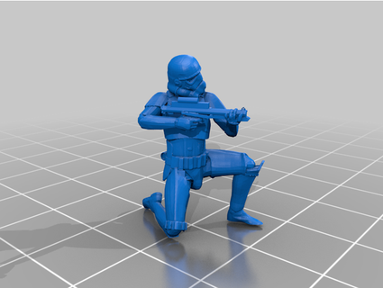 stormtroopers - star wars army men jedijayfish 3d print model - Mito3D