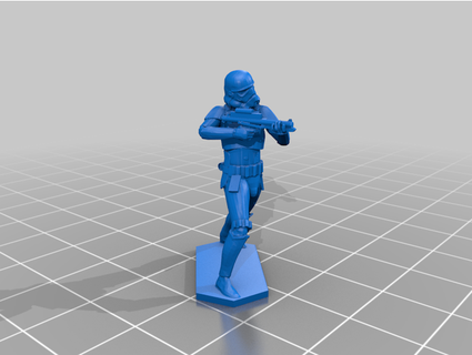 stormtrooper - star wars army men jedijayfish 3d print model - Mito3D