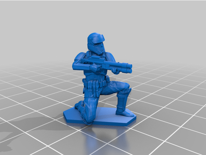 shoretrooper - star wars army men jedijayfish 3d print model - Mito3D