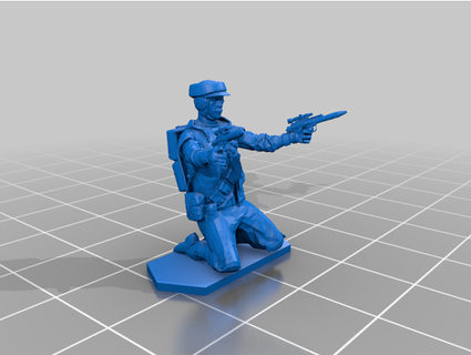 endor rebelle étoile guerres armée Hommes jedijayfish 3d print model - Mito3D