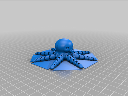 low fail solid octopus arcnzym3 3d print model - Mito3D