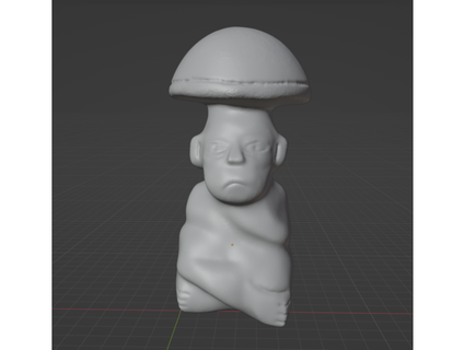 maia cogumelo pedra trevorismo 3d print model - Mito3D