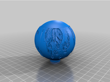 bts lihophane ornament geosmurfz 3d print model - Mito3D