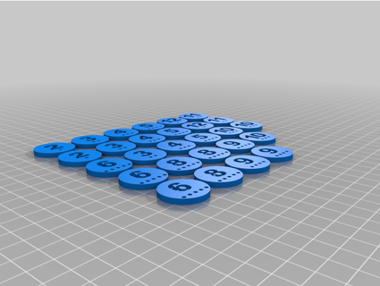 catan number tokens obeseedee 3d print model - Mito3D