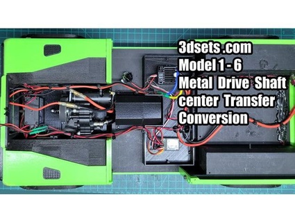 1 8 Deneme 3dsets model3 kara almak metal sürücü şaft vites kutusu merkez Aktar dönüştürmek ellbc 3d print model - Mito3D