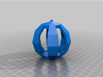 christmas ball dad0634 3d print model - Mito3D