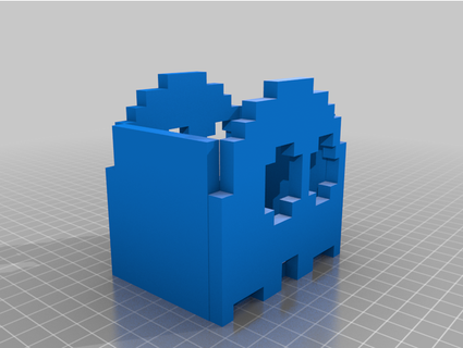 Pacman hayalet sıra dolma kalem tencere onaku 3d print model - Mito3D