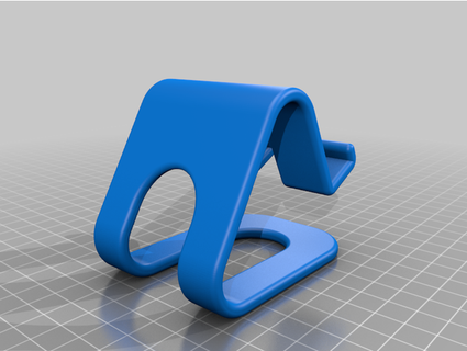 rounded phone stand jacobezzell 3d print model - Mito3D