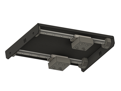 monoprice select mini v2 y-axis linear rail mount paroni 3d print model - Mito3D