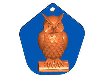 wind chime upgrade 3d owl sail catcher toakamate 3d print model - Mito3D