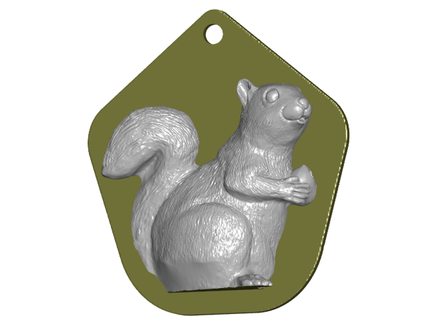 vent carillon améliorer 3d écureuil voile receveur toakamate 3d print model - Mito3D