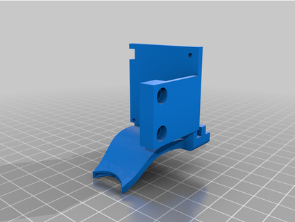 biqu h2 mount part cooler nesan 3d print model - Mito3D