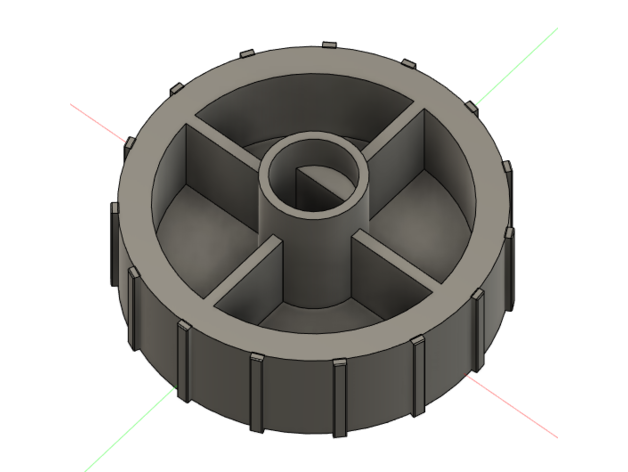 isdt 608ac control knob hugowhite 3D print model - Mito3D