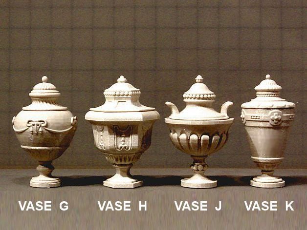 classique vases Winslow 3D print model - Mito3D